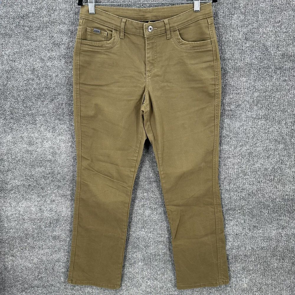 Kuhl Kontour‎ Skinny Pants Womens 10 Short Olive Stretch Outdoor Style 6374